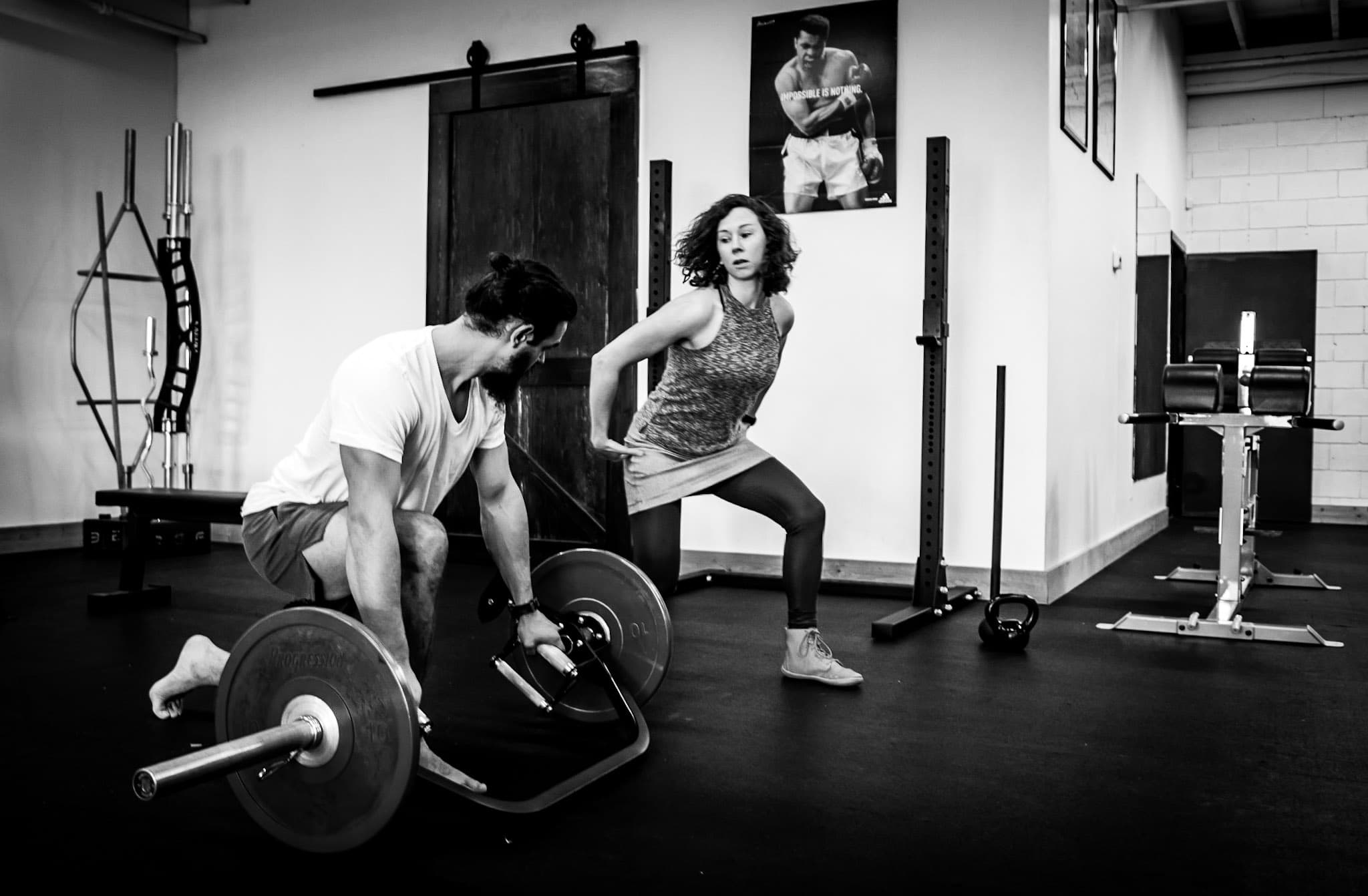 Physiotherapy training session at Vi Fit gym